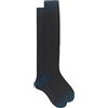 Gallo Calze lunghe righe windsor blu anatra