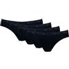 Sloggi Donna 24/7 100MINI Slip Donna in Confezione 2P + 2P 4 Pezzi (2, 0004 Nero)