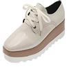 TDEOK Colore Casual Strap Moda Scarpe Donna Piattaforma Toe Solid Donna Scarpe Da Ginnastica Scarpe Donna Tacco Sexy (Beige, 39), beige., 39