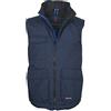 CHEMAGLIETTE! GIUBBINO GIACCA UOMO GILET IMBOTTITO SAGOMATO SMANICATO PAYPER WANTED, Colore: Blu Navy, Taglia: M