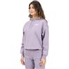 PUMA Felpa con Cappuccio Ess Tape Lilla da Donna L