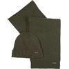 Barbour Beanie & Scarf Olive MGS0047 OLIVE TU