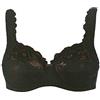 GIOS Reggiseno in pizzo leggero con ferretto art. MIRIAM - 5, Nero