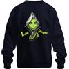 Printera Eww People Grinch cerniera verde donna sarcastica regalo unisex felpa maglione, blu navy, L