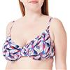 Lovable Reggiseno Ferretto Printed Shiny Micro, Bikini de Donna, Stampa Multicolor, 34D