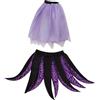 FerneeButy Gonna Ursula da donna con tentacoli per feste a tema, costume di Halloween, spettacoli scenici, Multicolore, M
