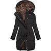 Generic Giubbotto Donna Invernale Firmato Piumino Donna Cappotti In Peluche Da Inverno 2023 Felpe Con Zip A Maniche Lunghe Soprabito Giacca In Pile Giacca Invernale Da Giacche Black Xl