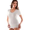 Liabel 3 Camiciola Donna Mezza Manica Lana e Cotone 5121/5026 Cotone sulla Pelle (6/XL)