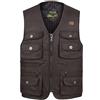 KTWOLEN Uomo Multi Tasche Gilet Sport Pesca Giubbino da Lavoro Smanicato Softair JRC Safari Giacche Gilet Maschile (Esercito verde_Cerniera, M)