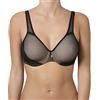Playtex Reggiseno Riducente Minimizer P04MU Coppe C D E F (6 C, Nero)