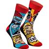 Rainbow Socks - Uomo Donna i Fumetti Calzini - Regalo Divertente - 1 Paio - Taglia 41-46
