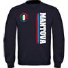 Generico Felpa Uomo Tifosi Ultras Mantova Vari Colori Taglie dalla S alla XXL - Felpa Modello Girocollo (XXL, Nero)