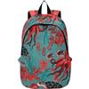 famyily Zaino grande con tartaruga hawaiana, cavallucci marini, vita marina, design pulito, borsa per insegnanti, borsa per computer portatile, per donne e uomini, gite, lavoro, famiglia, viaggi