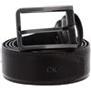 Calvin Klein Pelle cintura Adjustable Basic Leather Belt W95 Brown marrone accorciabile