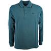 BE BOARD Polo Manica Lunga 100% Cotone Taglie Forti Uomo