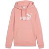 PUMA Felpa con Cappuccio Ess N. 1 Logo da Donna S, Pink Fruit