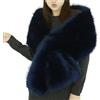 LICHENGTAI Scialle in Pelliccia Sintetica, Scialle da Donna in Finta Pelliccia, Donna Poncho Mantella Invernale Stola Sciarpa Elegante per Matrimonio Invernale Cerimonia Sposa Damigella