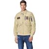 Aeronautica Militare Giacca Estiva Pilot AB2071 Giubbino con Patch Frecce Tricolori (IT, Numero, 48, Regular, Regular, Beige Antilope)