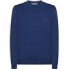 SUN68 Pullover Round Solid Blue Profondo K43101 S