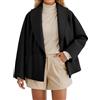 Luadnysin Trench Corto Trench Corto Donna Primaverile Giubotto Cappotto Invernale Nero Beige Giacca Neoprene Abbigliamento Primavera Lana Giubbotto Blu Casual Giubbino Xxl In Pelle Mezza Stagione Giacchetto
