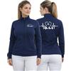 PELUSCIAMO Felpa Infermiera Dottoressa Oss Stetoscopio Cuore | Felpa Da Donna No Cappuccio Con Zip Lunga | Personalizzabile Con Il Tuo Nome La tua Qualifica e Il Tuo Reparto | Scegli la Grafica PS 32401-A001