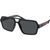 Prada Occhiali da Sole Linea Rossa LINEA ROSSA SPS 01X Black/Grey 59/16/145 uomo