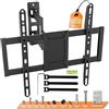EasyLife ProMount HD75 Supporto a Parete Compatto per Televisori da 32 a 75 Pollici Fino a 50KG VESA 600x400mm - Design a Braccio Singolo, Orientabile e Inclinabile per LED, LCD con Gestione Dei Cavi
