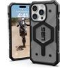 URBAN ARMOR GEAR UAG [versione aggiornata] Custodia compatibile con iPhone 15 Pro da 6,1 Pathfinder Clear Ash/Black Magnete integrato compatibile con ricarica MagSafe robusta custodia protettiva