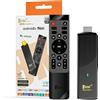 iFCOW Streaming Android 14.0 TV Stick Supporta 2.4G/5G Wi-Fi Bluetooth, telecomando vocale, HDMI, 5.0 Android TV Stick 8K Ultra UHD 16 GB RAM 256 GB ROM, lettore multimediale portatile in streaming