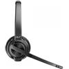 POLY HP POLY Poly Savi 8220 - Savi 8200 series - Headset - On-Ear - DECT / Bluetooth - kabellos - aktive Rauschunterdr?ckung - Adapter USB-A via Bluetooth - Schwarz - Zoom Certified, UC-zertifiziert (8D3F