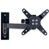 Techly 301511 Supporto a Muro per TV LED LCD 13-30'' inclinabile 2 snodi Nero Nero
