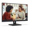 AOC Q27E3UAM - Monitor Quad HD da 27 pollici, AdaptiveSync, altoparlanti (2560x1440, 75 Hz, DisplayPort, HDMI, hub USB), colore nero