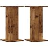 vidaXL Supporti Altoparlanti 2 pz Legno 30x30x60 cm Legno Multistrato, stand per altoparlanti, supporto per altoparlanti da tavolo, supporto per altoparlanti surround