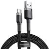 Baseus Cafule Cable - USB to USB-C Connect & Charge Cable 3 A, 0.5 m (Grey/Black)