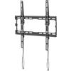 Manhattan Supporto da parete ultra piatto per TV inclinabile per schermi da 32 a 70 e fino a 45 kg, inclinabile da 0 a -8°, design ultra piatto, nero