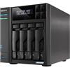 Asustor Lockerstor 4 Gen2+ AS6704T v2, 4 Bay NAS, Quad-Core 2.0GHz CPU, 2 5GbE Ports, 4GB RAM DDR4, 4 M.2 SSD Slots, Network Attached Storage (Senza dischi)