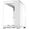 Antec C8 ARGB bianco, 2 ventole TQR 160 mm e 1 ventola ARGB PWM TQ 140 mm inclusa, layout a doppia camera, tipo C, supporto radiatore da 360 mm, pannelli anteriori e laterali TG senza