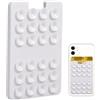 Generic Supporto per telefono adesivo in silicone - Porta carte autoadesivo, forte organizer per cellulare | potente struttura di assorbimento, clip di fissaggio flessibile riutilizzabile, pratico accessorio