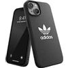 adidas Custodia progettata per iPhone 14 | Protezione antiurto | Compatibile con ricarica wireless | 6,1 pollici nero e bianco trifoglio | Custodia protettiva originale