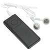PUSOKEI Lettore MP3, Mini Lettore Musicale Compatto Portatile Senza Perdita di Dati con Cuffie, Supporto Scheda di Memoria 64G, Piccolo Lettore Musicale per Studio, Lavoro, Sport (Nero)