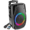 Fenton Mobiele geluidsinstallatie - Fenton FT8LED-MK2 met Bluetooth en microfoon - 300W