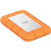 LaCie Rugged Mini extern SSD 2TB, 40 Gb/s, 2.000 MB/s, per PC Mac iPad & iPhone, Data Rescue Service (STMF2000400)