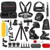 NEEWER Kit Accessori Action Cam Pro 35in1 Compatibile con DJI Osmo Action 5 Pro 4 3 GoPro, Supporto Adattatore a Sgancio Rapido per Immersioni Escursionismo Motociclismo Ciclismo Sci Surf Vlog, GP-51