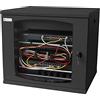 Techly Professional 105148 Armadio Rack 19 a Muro 16 unità Sezione Unica Prof. 500mm Nero Nero