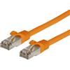 Techly Professional 360431 Cavo di Rete Patch in Rame Cat. 6A SFTP LSZH 3 m Arancione Arancione