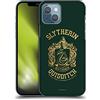 Head Case Designs Licenza Ufficiale Harry Potter Slytherin Quidditch Deathly Hallows X Custodia Cover Dura per Parte Posteriore Compatibile con Apple iPhone 13