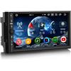 Erisin Universal Doppio Din 7 pollici 8-Core 4GB+64GB Android 14 Autoradio Bluetooth GPS Navigazione Supporto CarPlay senza fili Android Auto WiFi&4G DSP DAB+ USB FM RDS DVB-T2 OBD2 Schermo IPS