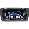 GONFEN Android 14 Snapdragon 4GB 64GB Carplay & Android Auto Autoradio per Seat Ibiza 6J 2009-2013 Bluetooth 5.1 Navigatore GPS Touch schermo Wifi Bluetooth 5.1 DSP Canbus