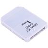 Uxsiya Memory Card per Giochi Ad Alta velocità Portatile da 1 MB Compatibile con One PS1 Game Memory Card (Bianca)