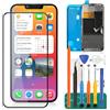 SRJTEK Incell - Schermo LCD di ricambio per iPhone 13 Pro da 6,1 pollici per iPhone A2638, A2483, A2636, A2639, A2640, kit di riparazione per montaggio touch Digitizer (nero)